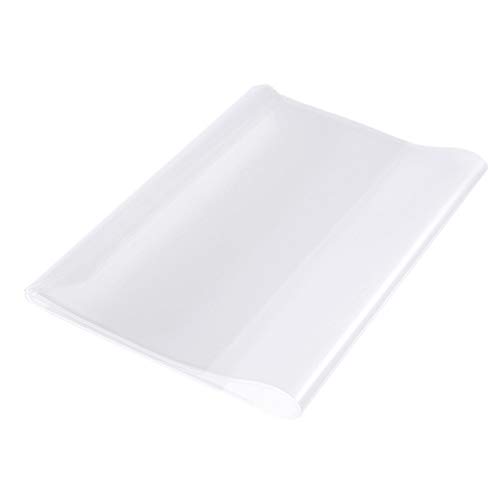 WakiHong Funda de Libro de Texto de Plástico Transparente A4, Cubierta de Libro Autoadhesiva Transparente Fácil de Limpiar (10 por Paquete)