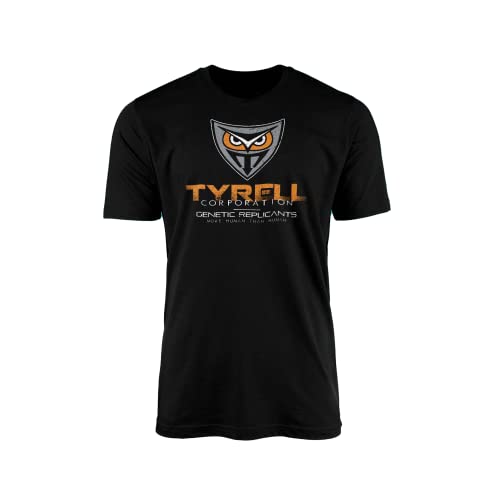 Tyrell Corporation OWL - Camiseta clásica de película de los años 80, cine, ciencia ficción, libro futuro distópico, androides, sueño, ovejas eléctricas, regalos, Negro, 42