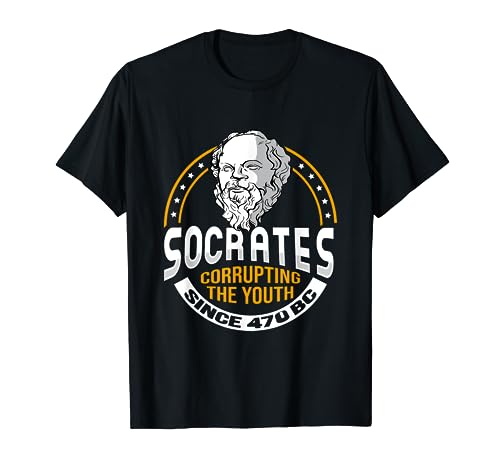 Socrates Corrupting Youth Meme para un filósofo Camiseta