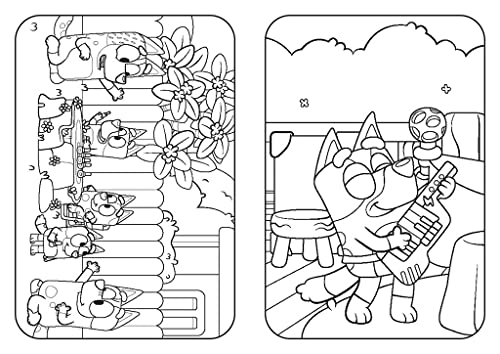 Bluey. Actividades - Juega y diviértete. Libro para colorear a Bluey y sus amigos. 64 dibujos fáciles y bonitos (edición Bluey en español): Un libro con 64 dibujos para colorear (Altea)